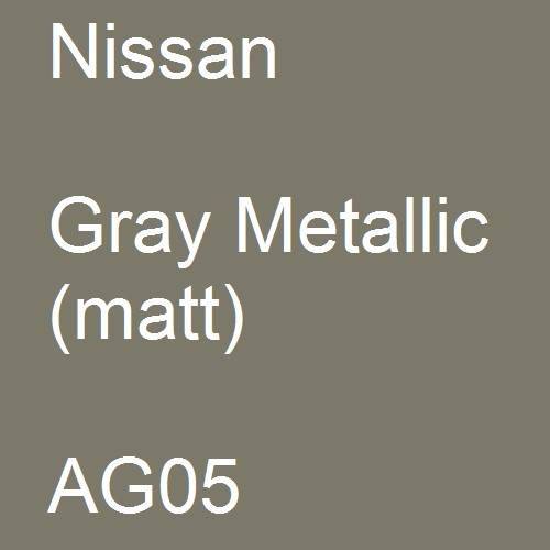 Nissan, Gray Metallic (matt), AG05.